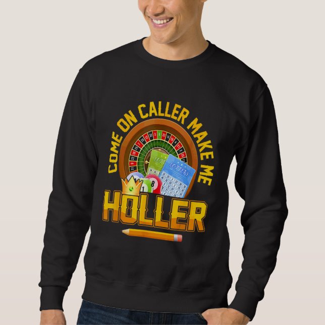 Moletom Jogadores Bingo Lucky Chamam-Me Holler 2022 (Frente)