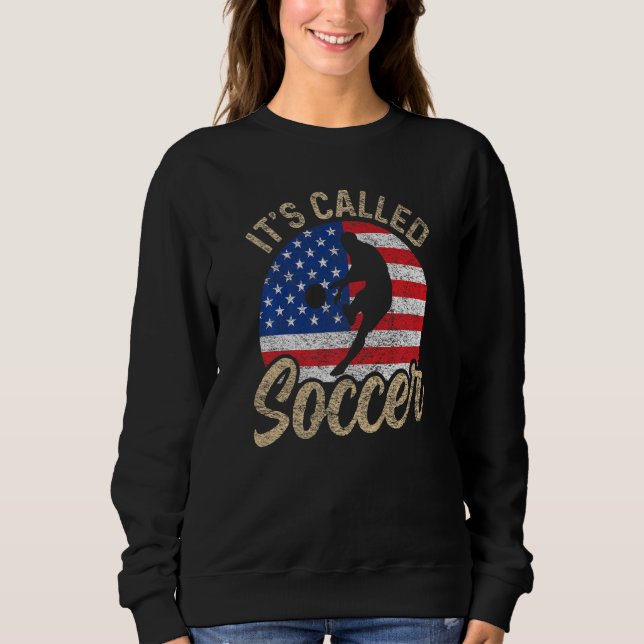 Moletom Jogadores de futebol Bandeira Americana Chama-se F (Frente)