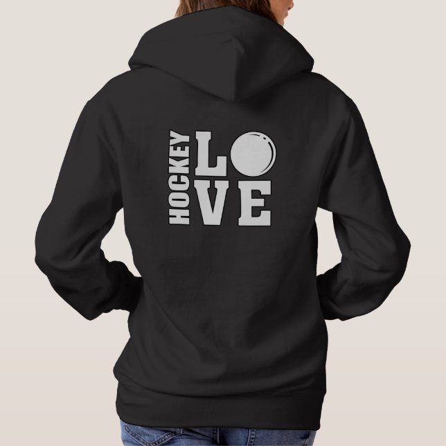 Moletom Jogadores de Hóquei em Campo, Pentes de Hóquei Cru (Verso)