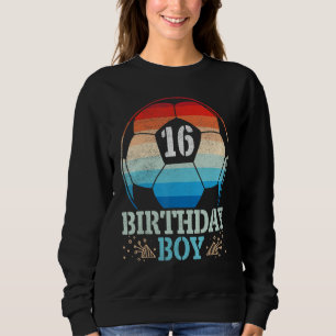 Moletom Jogando Futebol Feliz Aniversário De 16 Anos