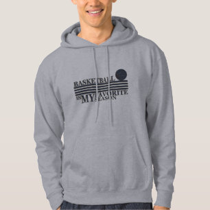 Moletom jogar basquete é minha estação favorita