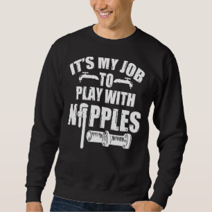 Moletom Jogar com o encanador de nipples + pipefitter