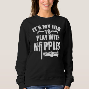 Moletom Jogar com o encanador de nipples + pipefitter