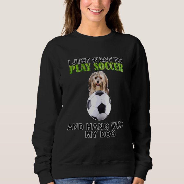 Moletom Jogar Futebol Hang W Dog Havanes (Frente)