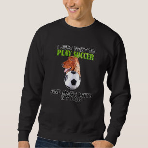 Moletom Jogar Futebol Hang W Dog Irish Setter