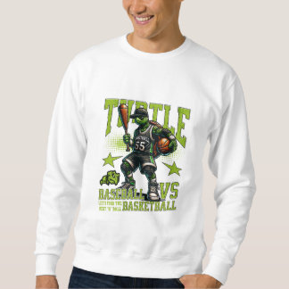 Moletom jogo de basquete da tartaruga