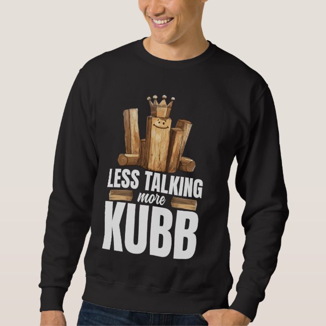 Moletom Jogo de Jogo do Xadrez do Kubb Jogo do Kubb Torna  (Frente)