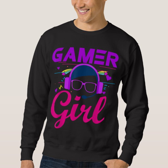 Moletom Jogo para garotas de Gamer Cute Games for Girls (Frente)