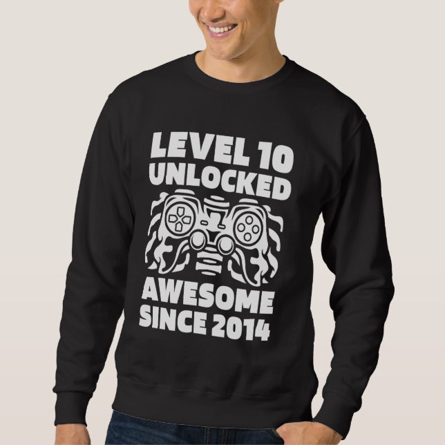 Moletom Jogos 10.º aniversário - Jovens Jogadores Nível 10 (Frente)
