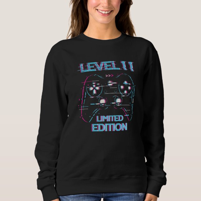 Moletom Jogos de Nível 11 de Aniversário Usados (Frente)
