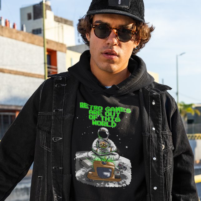 Moletom Jogos Retro Estão Fora deste Mundo - Jogo de Vídeo (Criador carregado)