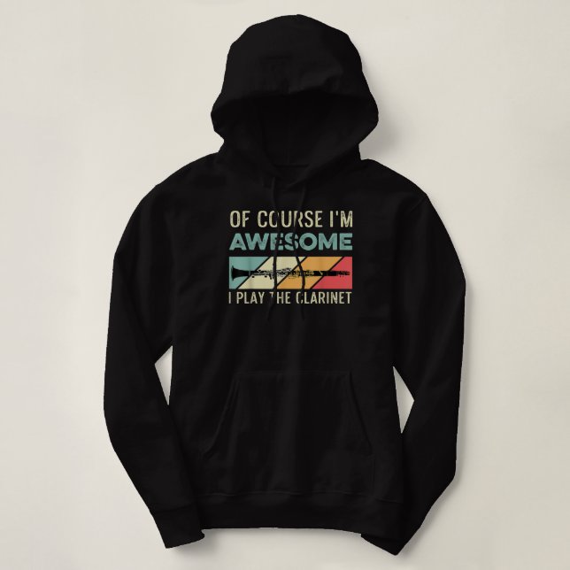Moletom Jogue o Clarinet Hobbyist1 (Frente do Design)
