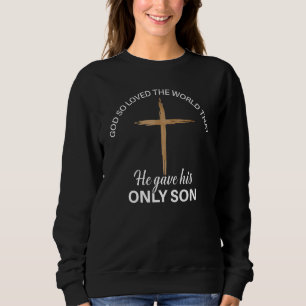 Moletom John 316 Bíblia Verse Deus Tão Amado O Mundo
