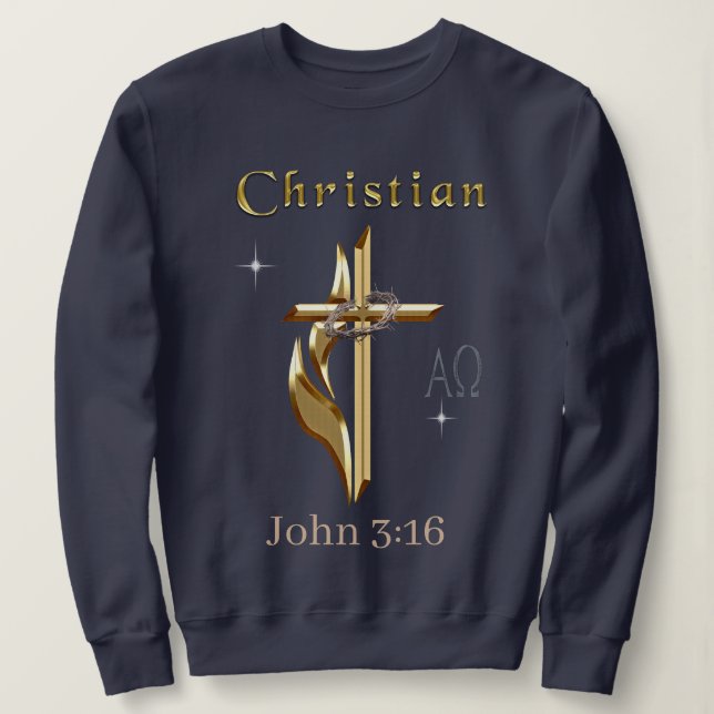 Moletom JOhn 3:16 (Frente do Design)