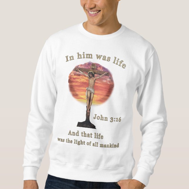 Moletom John 3:16 (Frente)