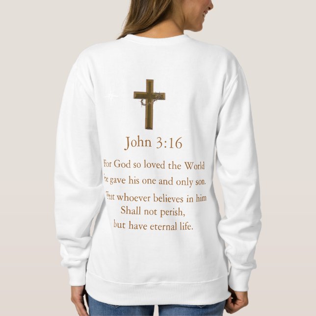 Moletom John 3:16 (Verso)