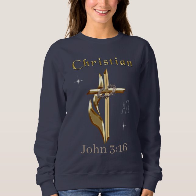 Moletom John 3:16 (Frente)