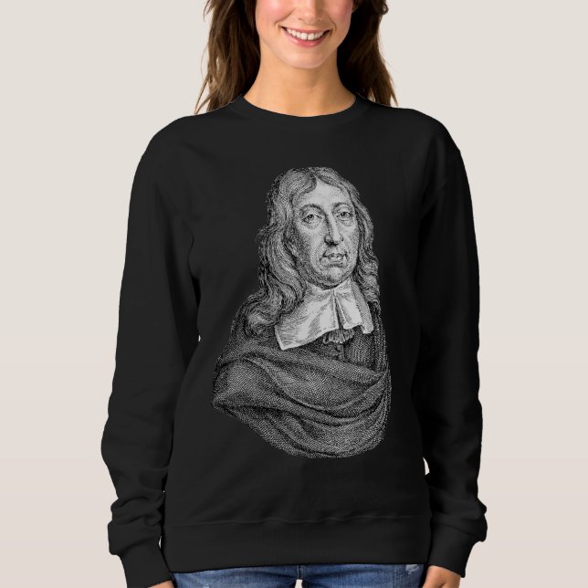 Moletom John Milton Retrait Line Art Author (Frente)