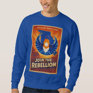 Moletom Join the Rebellion Missouri Rebel Star Bird Shirt 