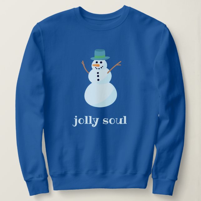Moletom "Jolly Soul" Snowman (Frente do Design)