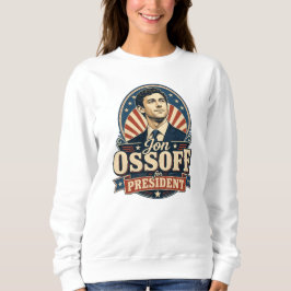 Moletom Jon Ossoff Presidente Vintage Político