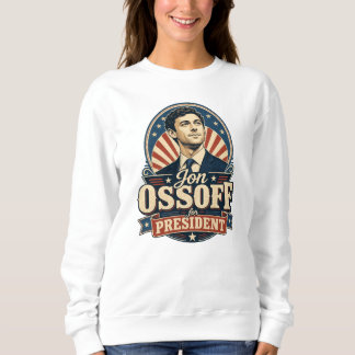 Moletom Jon Ossoff Presidente Vintage Político