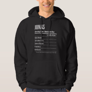 Moletom Jonas Servindo Tamanhos Nutrição Rótulo Calorias