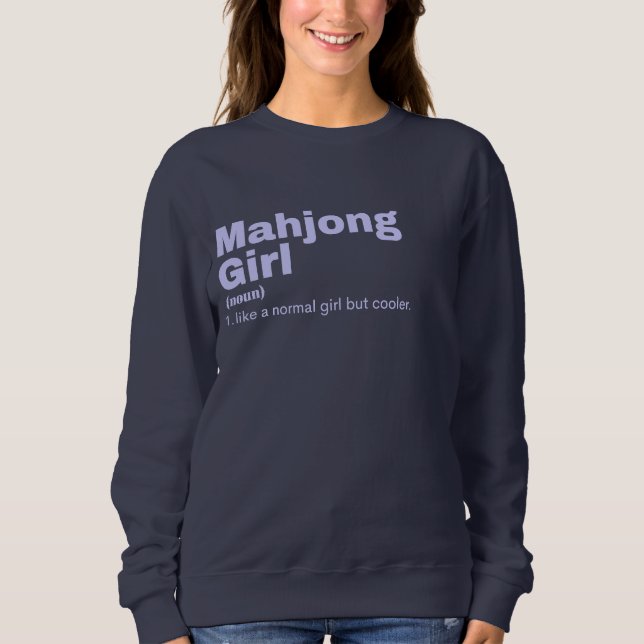 Moletom Jong Girl - Mahjong (Frente)