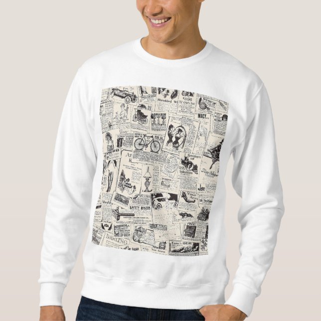 Moletom Jornal Vintage (Frente)