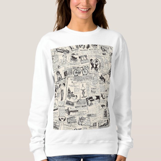 Moletom Jornal Vintage (Frente)