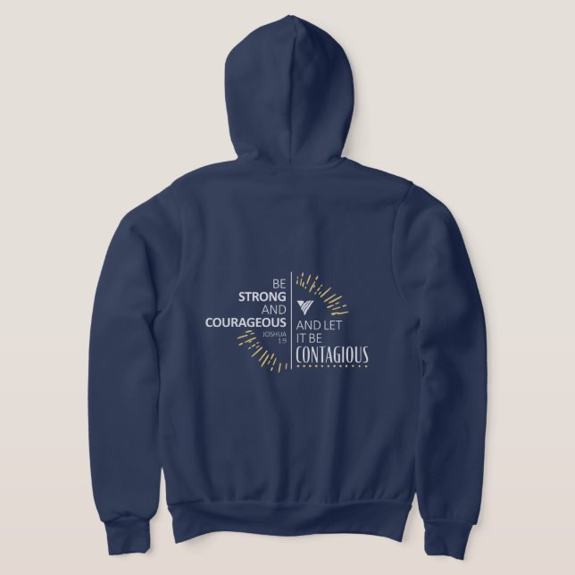 Moletom Joshua 1.9 Arranjo de Hoodie Masculino (Postura das costas)