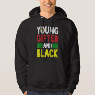 Moletom Jovem e Negro Orgulho Africano Preto História Mês