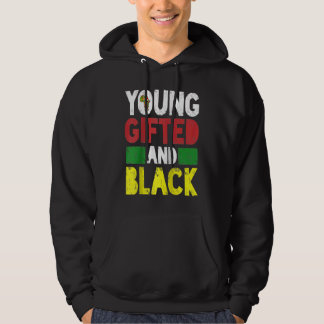 Moletom Jovem e Negro Orgulho Africano Preto História Mês