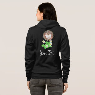 Moletom Jovem Flores De Morango Personalizadas