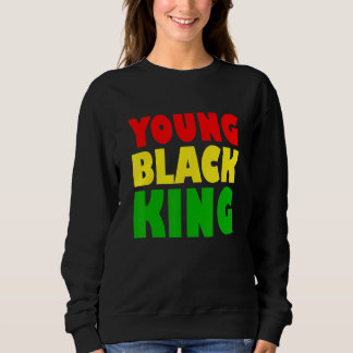 Moletom Jovem Rei Negro Afro Americano Herança Negra Afr