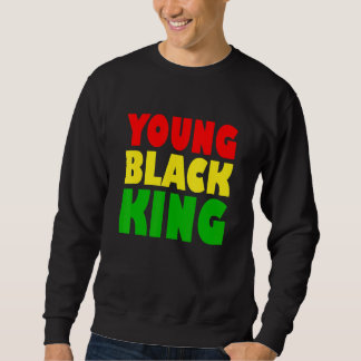 Moletom Jovem Rei Negro Afro Americano Herança Negra Afr