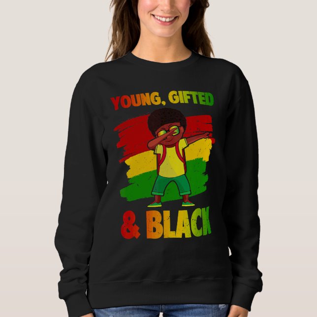 Moletom Jovens Ed e História Negra Meninos Meninos Fofando (Frente)