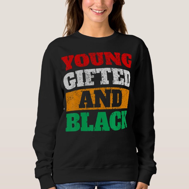 Moletom Jovens Ed E Orgulho Negro A História Negra African (Frente)