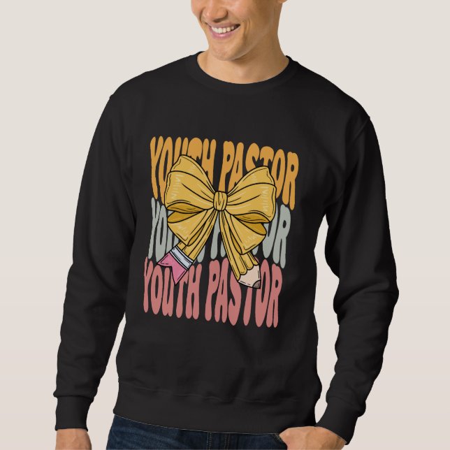 Moletom Jovens Pastores Groovy Coquette Arco Cute Engraçad (Frente)