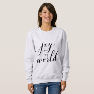 Moletom Joy to the World Minimal Christmas Script Hoodie