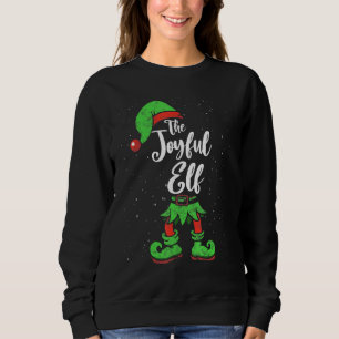 Moletom Joyful Elf Matching Family Natal Pajama Costum