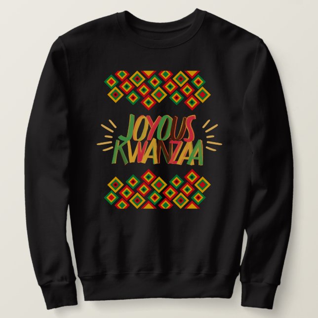 Moletom Joyous KWANZAA (Frente do Design)