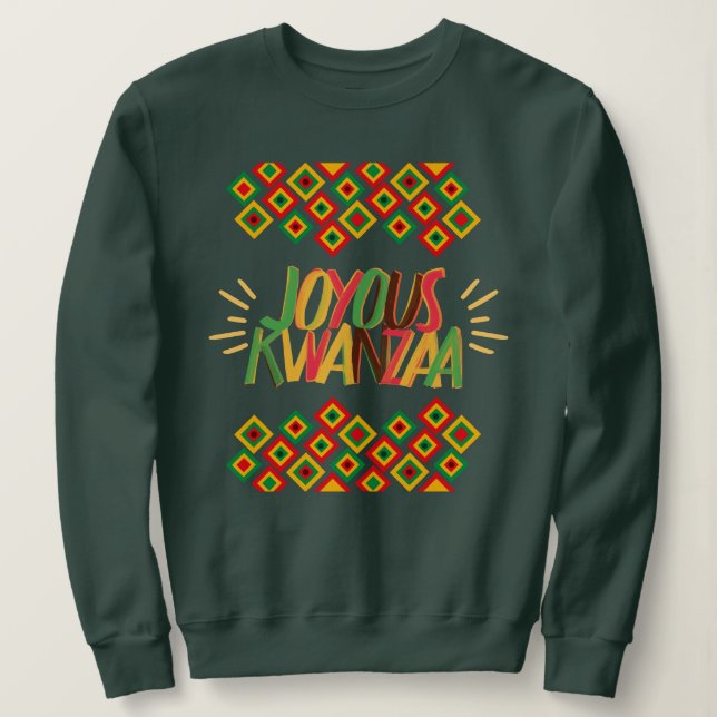 Moletom Joyous KWANZAA (Frente do Design)