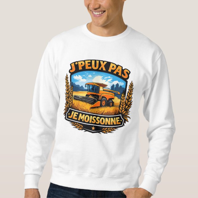Moletom j'peux pas je moissonne (Frente)