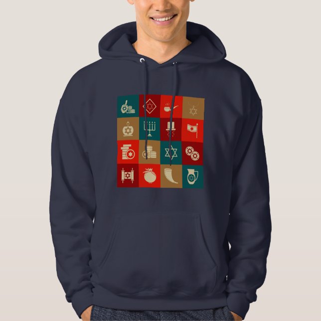 Moletom Judaica - Hoodie & Sweatshirt - Designs judaicas (Frente)