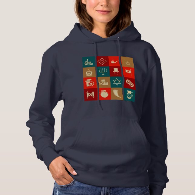 Moletom Judaica - Hoodie & Sweatshirt - Designs judaicas (Frente)