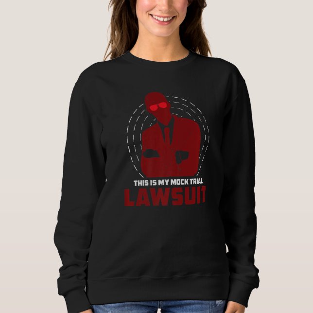 Moletom Julgamento Mock Humor For Law Stuent Future La (Frente)