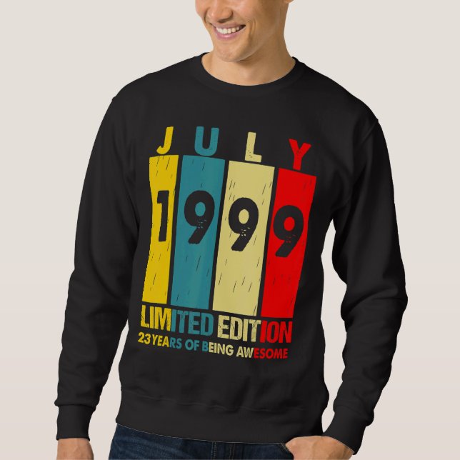 Moletom Julho De 1999 23 Anos De Esforço 1 (Frente)