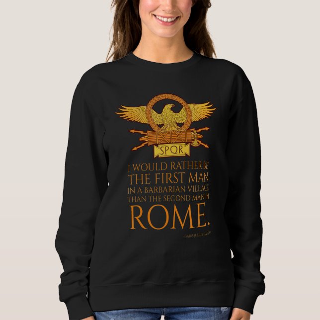 Moletom Julius Caesar Cote Águia Romana Romana (Frente)