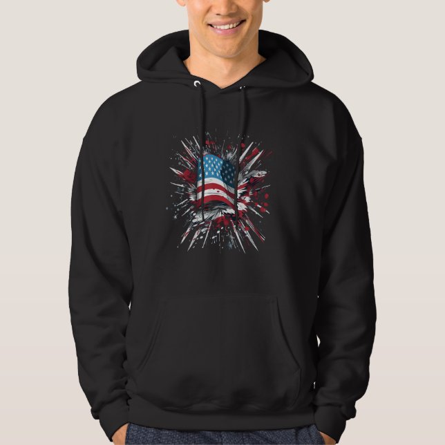 Moletom July 4th Product  Patriotism, American Flag_14 (Frente)
